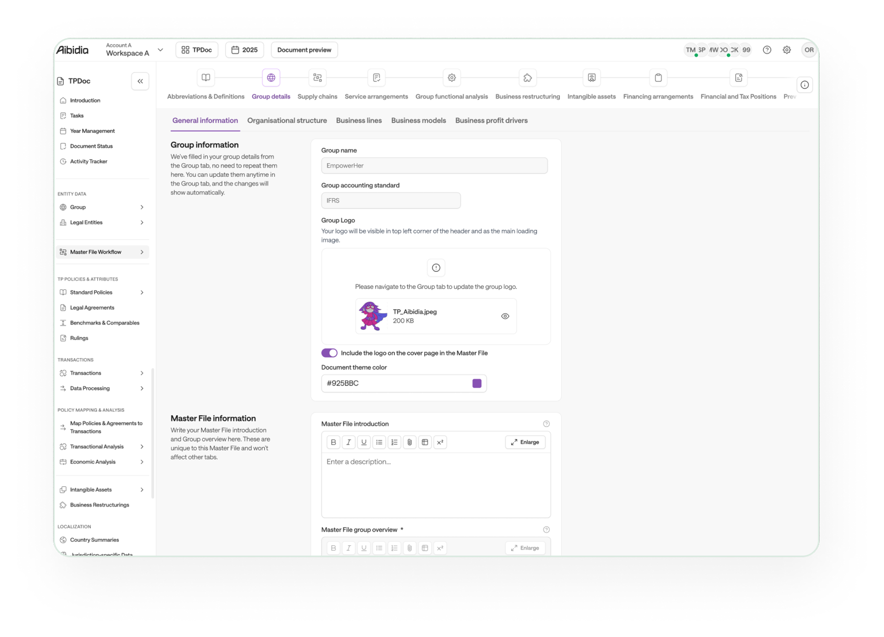 Content model — rich text editor and annotation tools